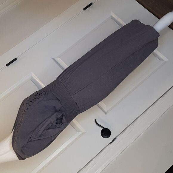 Dots Gray Midi Dress - Picture 3 of 9